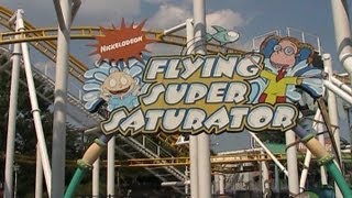 Flying Super Saturator offride Carowinds [upl. by Gearalt356]