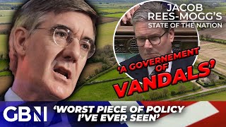 Government of VANDALS  Jacob ReesMogg TEARS INTO Keir Starmer over REPACIOUS farmers attack [upl. by Jeff]