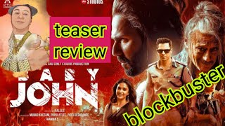 BABY JOHN TEASER REVIEW [upl. by Ecinom]