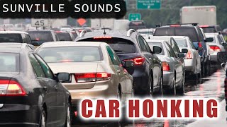 10 Hours of Car Horns Honking  Annoying Sounds with Peter Baeten [upl. by Noyart]