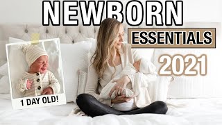 Newborn Essentials 2021 My Must Haves After 2 Kids  13 Most Used Baby Products [upl. by Nimoynib746]