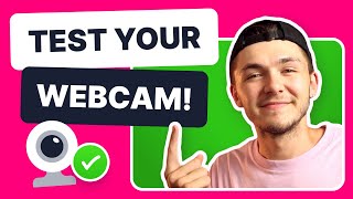 How to Test your Webcam [upl. by Trofmoc477]