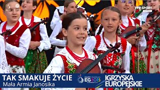 🎻💥Tak smakuje życie  Mała Armia Janosika 🔥Igrzyska Olimpijskie Kraków 2023 z rep Zespołu Enej [upl. by Okechuku]