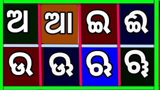 barnamalaodia barnamalaodia alphabetଅ ଆ ଇ ଈଓଡିଆ ବର୍ଣ୍ଣମାଳାbarnabodha book pathaa aa e i [upl. by Veator]