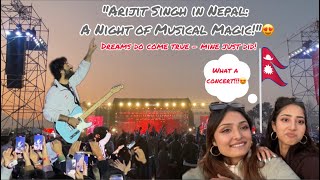 ARIJIT SINGH’S spectacular show in Nepal😍 sampada sigdel [upl. by Eicaj]