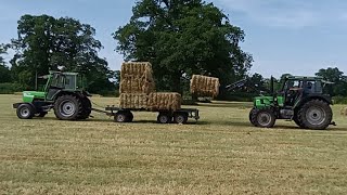 balen halen met Deutz fahr [upl. by Odnala471]