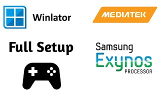 Winlator Android Installation  Setup  Settings For MediatekExynosUnisoc [upl. by Alemak]