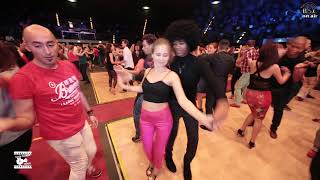 Nader amp Albina  social dancing  BERLIN SALSA CONGRESS 2018 [upl. by Fadden]