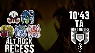 MHW Iceborne PC  Alt Rock Recess  Solo 1043 Charge Blade  TA [upl. by Ennayllek]