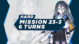 Blue Archive  Mission 233 Hard 6 Turns [upl. by Arfihs]