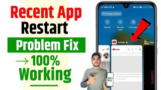 😥 Recent App Restart Problem  How To Solve Background App Restart Problem  Recent App Problem [upl. by Yoho]