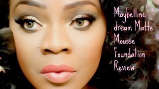 Foundation Friday Maybeline Matte Dream Mousse  Makeup Tutorial [upl. by Segroeg]