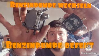 Benzinpumpe defekt  neue Benzinpumpe einbauen  Peugeot SV 50 [upl. by Dronski]