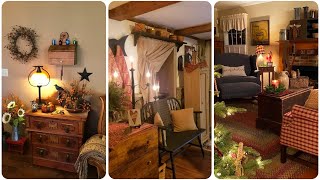 Primitive Country Home Tour 2024  Vintage and Rustic Decorating With Antiques Ideas [upl. by Evette942]