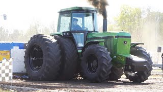 Super Std Klasse 4 at 1 DM 2022 on Brande Pulling Arena  Great Action  Tractor Pulling Denmark [upl. by Herwick294]