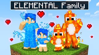 Having a Elemental Family in Minecraft [upl. by Adyam468]