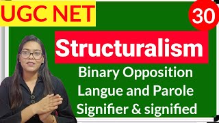 Structuralism Saussure Claude levi Strauss Binary Oppositions signifier signified netjrf [upl. by Cooperstein]