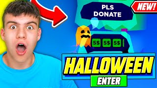 NEW ALL WORKING HALLOWEEN UPDATE CODES FOR PLS DONATE ROBLOX PLS DONATE CODES [upl. by Akcimat]