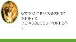 GENERAL SURGERY DISCUSSIONSSYSTEMIC RESPONSE TO INJURY AND METABOLIC SUPPORT PART 24 [upl. by Anerul]