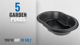 Top 10 Garden Ponds 2018 The Shannon Black Plastic Garden Instant Wildlife Preformed Pond [upl. by Ardnauq]