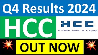 HCC Q4 results 2024  HCC results today  HCC Share News HCC Share  Hindustan Construction Company [upl. by Solohcin631]