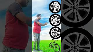 Rotating wheels to cycle Toto auto  scooter name Talking shorts  funny trending [upl. by Yahs]