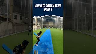 WICKETS COMPILATION PART 3  DOUBLE WICKET TOURNAMENT cricket bowled caught runout [upl. by Tobie]