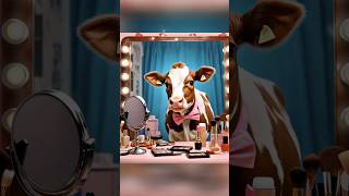 cow 🐄 makeup video viralshort animalspicshort [upl. by Boardman48]