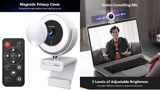 NexiGo N940E Gen3 60FPS Zoomable 1080P Webcam with Remote Control Magnetic Privacy Cover amp Also [upl. by Bowes]