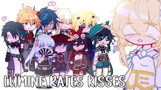 Lumine Rates Kisses 💋  Genshin Impact  LumiharemXiaolumi  Gacha Club Trend [upl. by Yetta973]