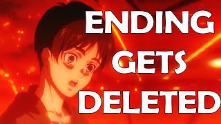 WHAT WAS THE POINT OF REMOVING THE ATTACK ON TITAN ANIME ENDING SCENES [upl. by Neyrb]