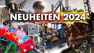 Alle FreizeitparkNeuheiten in Deutschland 2024 [upl. by Josey713]