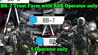 Arknights BB7 Trust Farm with R6S Operator only [upl. by Tingey803]