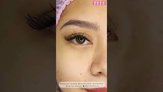 Hair Stroke Brows sulamalis beautytreatment beauty eyelashes eyelashextensions eyelash [upl. by Werdma]