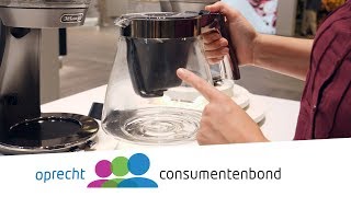 DeLonghi Clessidra koffiezetapparaat  IFA 2018 Consumentenbond [upl. by Relyt323]