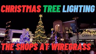 The Shops at Wiregrass Inaugural Christmas Tree Lighting 2023 [upl. by Grizelda634]