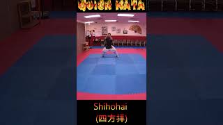 Kata Tutorial Shihohai karate karatekata shihohai [upl. by Chuu]