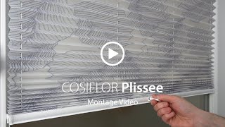 Montage des Cosiflor VS2 Plissees mit GelenkKlebeplatten [upl. by Nnazil]