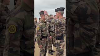 La cérémonie de remise des calots 🫡 gendarmerie gendarme militaire bravo [upl. by Raddy]