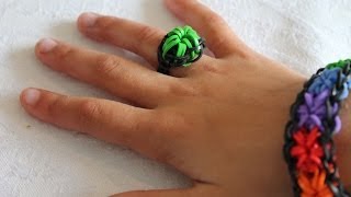 Rainbow loom Nederlands Starburst Ring [upl. by Atse]