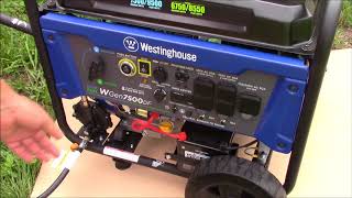 WESTINGHOUSE 7500 DF WGEN UNBOXING part 2 [upl. by Randy657]