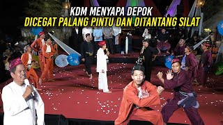 KDM MENYAPA DEPOK  DICEGAT PALANG PINTU  DITANTANG SILAT [upl. by Boyce242]