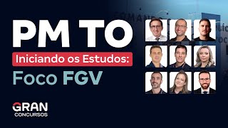 Concurso PM TO Iniciando os Estudos Foco FGV [upl. by Ezra841]