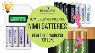 How to keep your Rechargeable NiMH batteries Healthy for long [upl. by Leifer195]