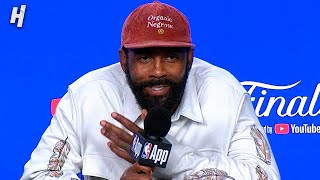 Kyrie Irving talks Game 4 Blowout WIN vs Celtics FULL Postgame Interview 🎤 [upl. by Coulson]