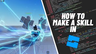 How To Make A Skill in Roblox Studio TUTORIAL [upl. by Puna]