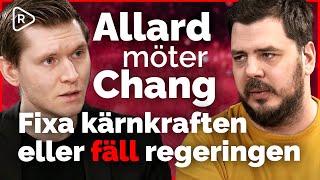 Fixa kärnkraften eller fäll regeringen  God jul med Markus Allard och Chang Frick [upl. by Ierna]