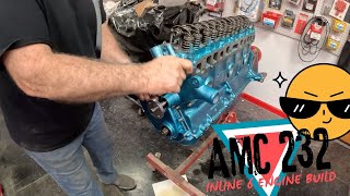 AMC 232 IN LINE 6 ENGINE BUILD PART 1 [upl. by Anidem]