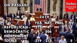 BREAKING NEWS House Votes To Pass National Defense Authorization Act Despite Democratic Objections [upl. by Ridgley832]