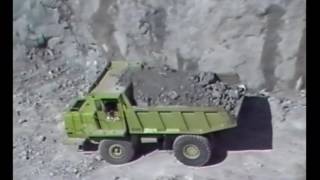 strontian barite mine 1 mining activity [upl. by North]